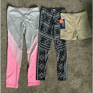 Girls Medium Leggings lot of 3 Ideology, epic threads
